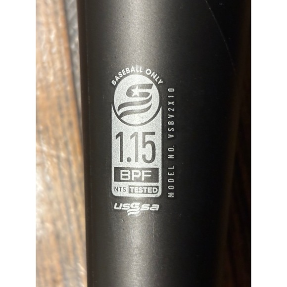 Victus VSBV2X10 Senior League Baseball Bat 30 inch 20 oz 2 3/4 inch Barrel - Picture 3 of 5